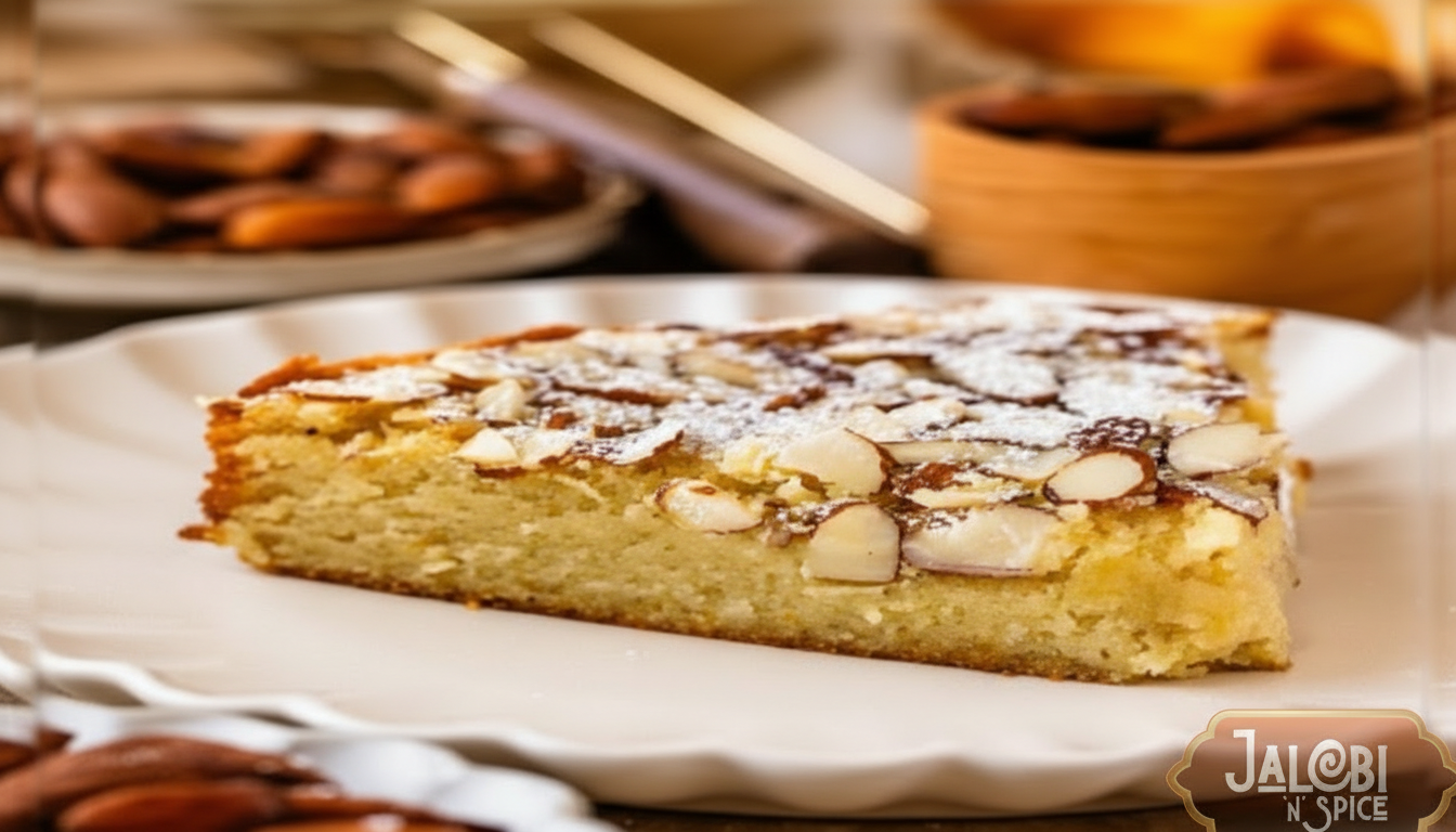Almond Cake Slice