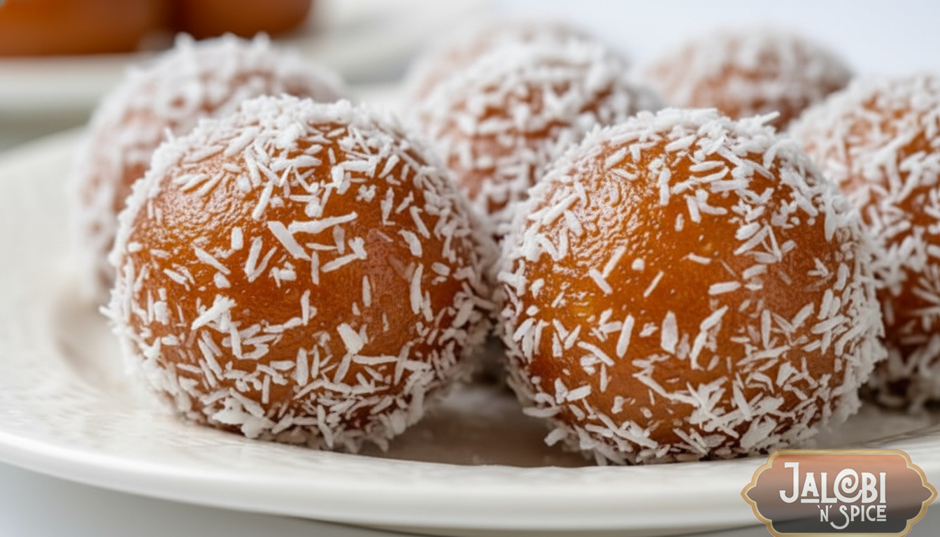 Coconut Gulab Jamun