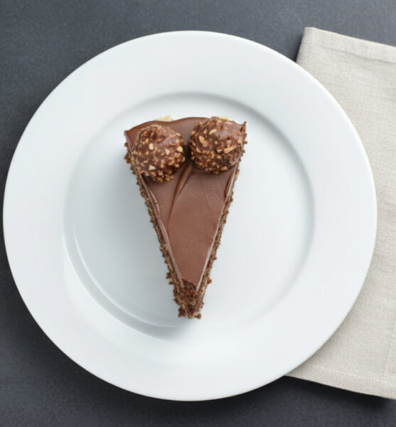 Ferrero Rochers Cake Slice (1)