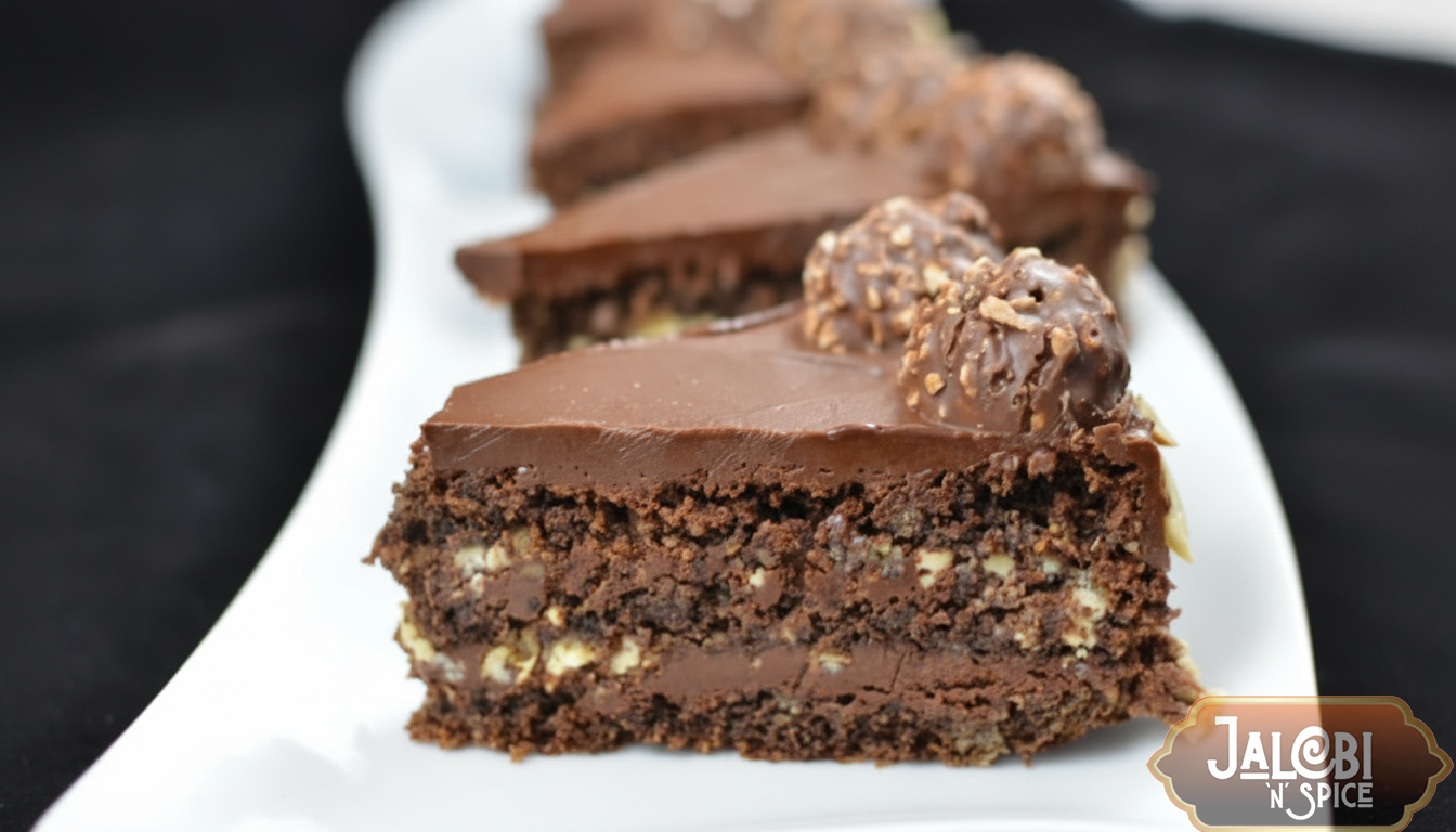Ferrero Rochers Cake Slice - Image 2