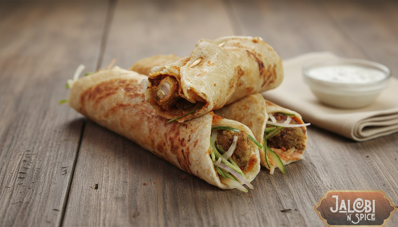 Kebab Paratha Roll - Image 3