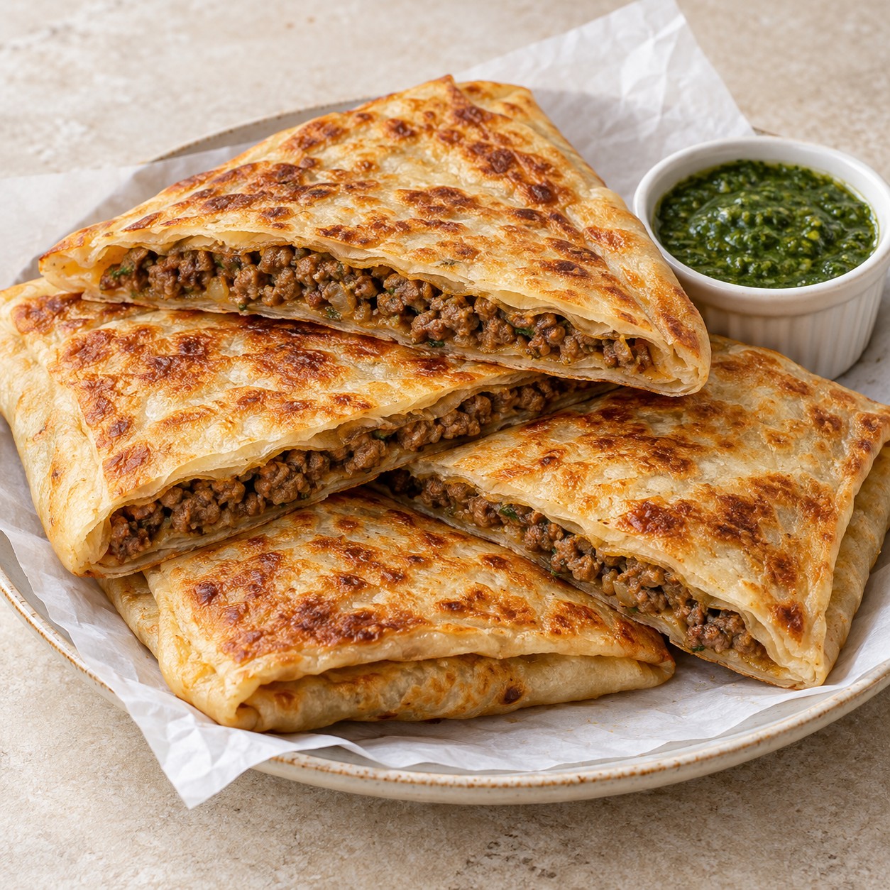 Meat Katlama (1 Piece) - Image 3