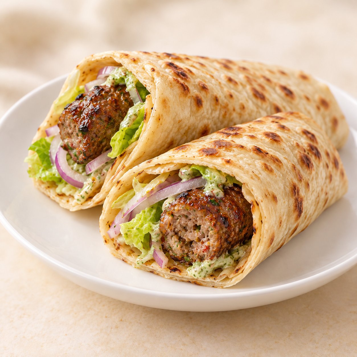 Sheesh Kabab Roll (Chicken, Meat) - Image 4