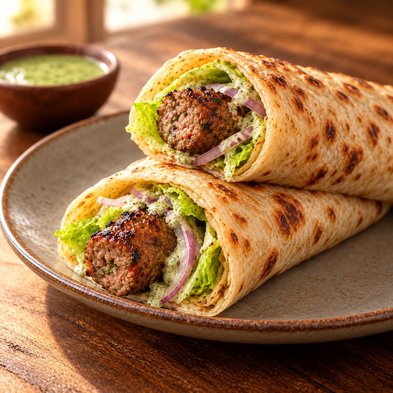 Sheesh Kabab Roll (Chicken, Meat) - Image 5