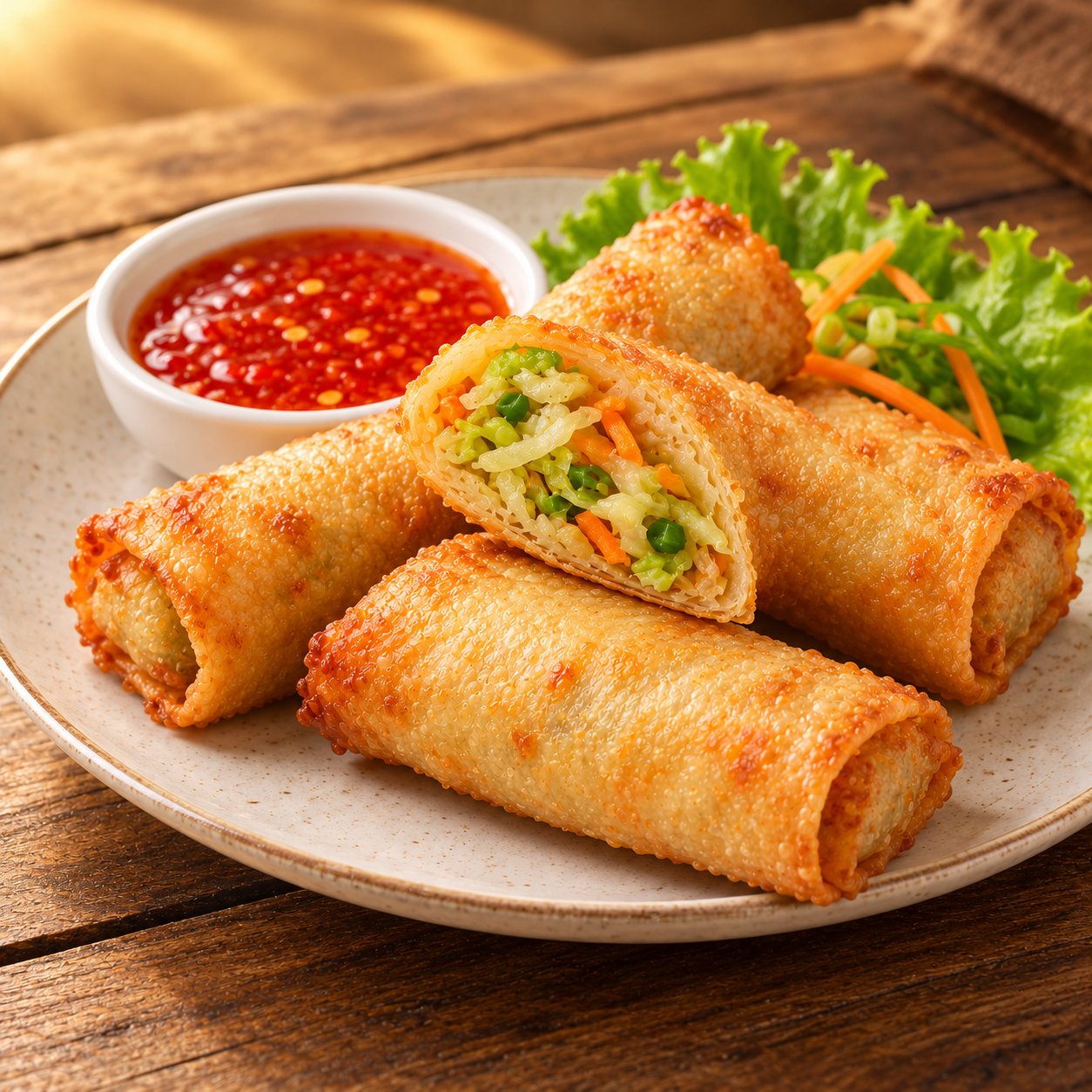 Vegetable Spring Roll x 2 - Image 5